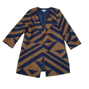 H&M Abstract Geometric Oversized Jacket Size S/M